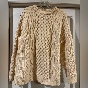 Cozy Cream Cable Knit Sweater